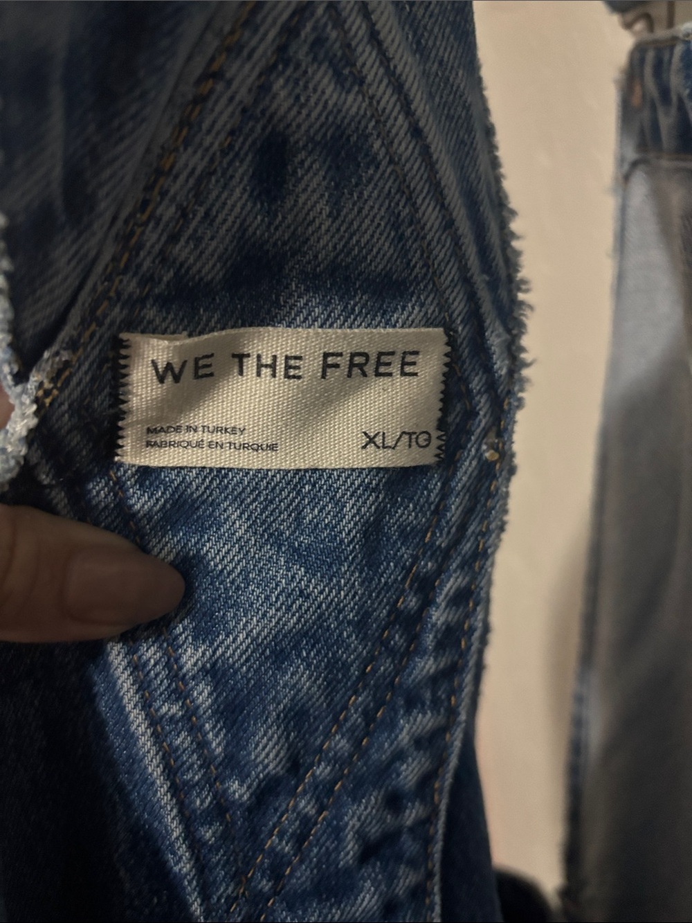 NWT Free People We The Free Good Luck Barrel Overalls Size XL - Picture 10 of 10
